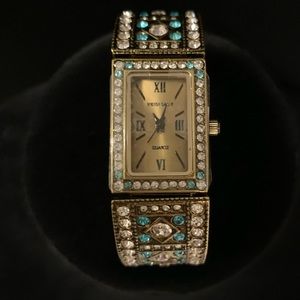 Heidi Daus Crystal Bangle Watch